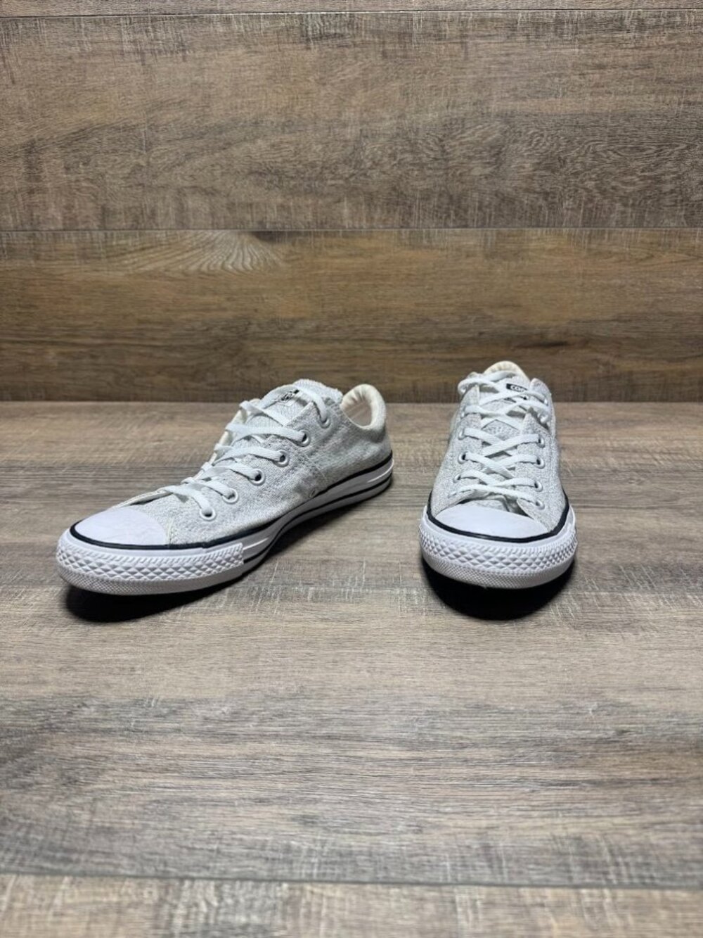 Converse Chuck Taylor Madison Gray Tweed Canvas Sneakers Women's Size 10